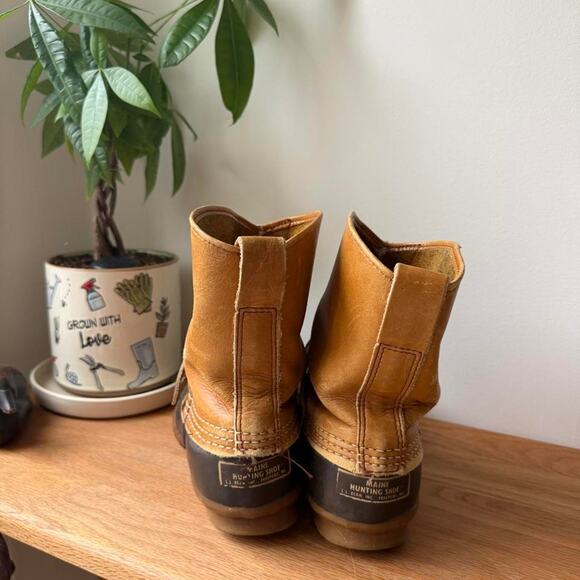 Vintage 90s L.L. Bean Duck Boots With Brass Buckle Women\'s 8